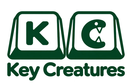 Key Creatures — K and toothy C keycaps
